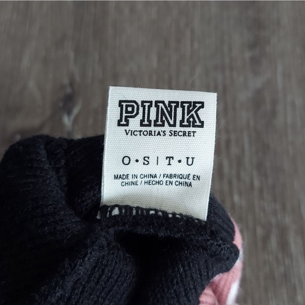 Victoria's Secret Pink Nation Pom Pom Beanie - Picture 3 of 4